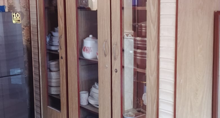 Door Wooden Almari with Bed Set for Sale” “Used Bedroom Furniture Set in Go