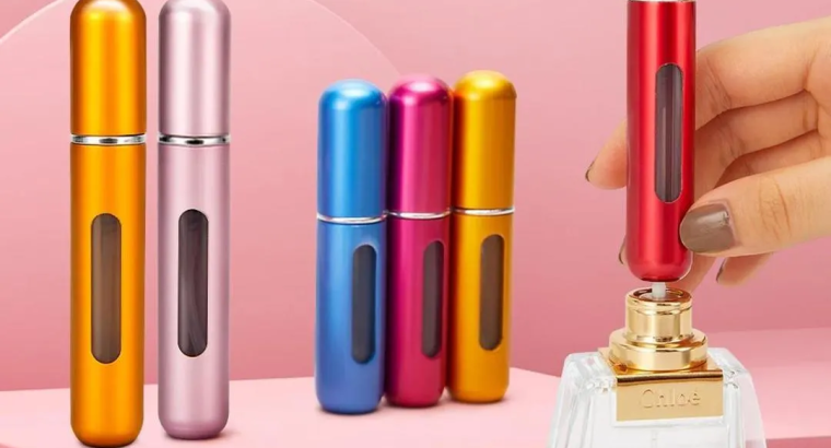 Refill Perfume Bottle Leak Proof ABS Plastic Multicolor