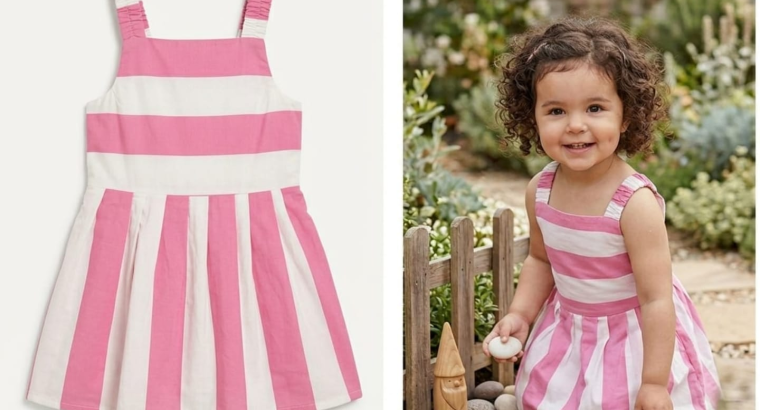 Sando Strap Frock for baby girls
