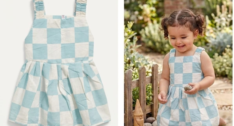 Sando Strap Frock for baby girls