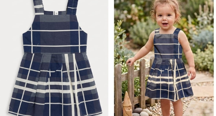 Sando Strap Frock for baby girls