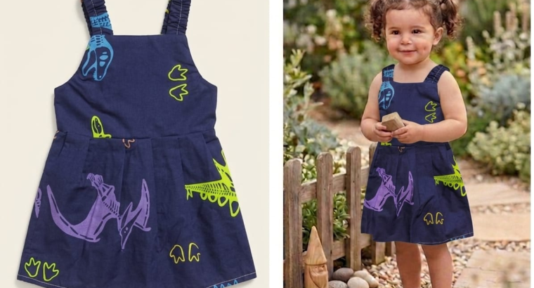 Sando Strap Frock for baby girls