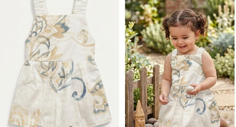 Sando Strap Frock for baby girls