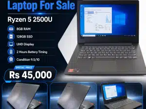 Lenovo Ryzen 5 Laptop | 8GB RAM | 128GB SSD | Excellent Condition