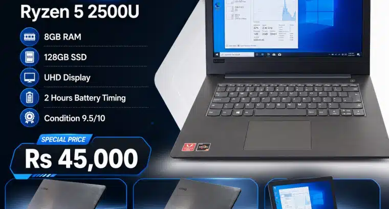 Lenovo Ryzen 5 Laptop | 8GB RAM | 128GB SSD | Excellent Condition