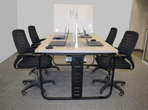 4-Person Executive Office Table Maximize your team’s productivity