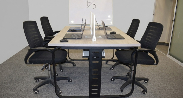 4-Person Executive Office Table Maximize your team’s productivity
