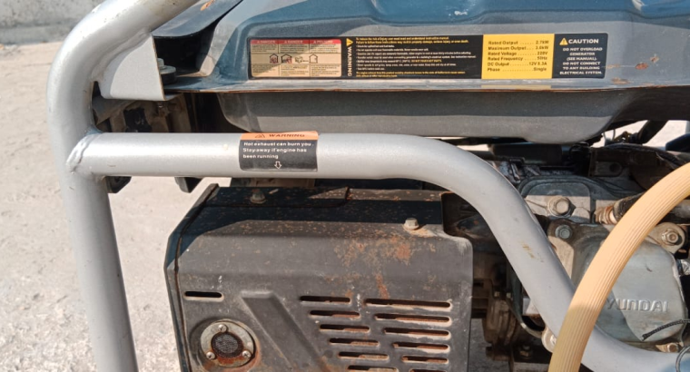 Hyundai Gasoline Generator 3kw HGS3500