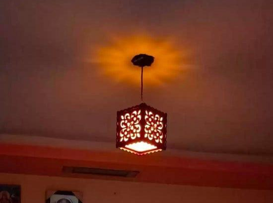 Warm Floral Ceiling Lamp For Bedroom Living Room