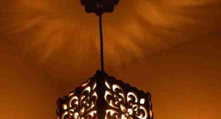 Warm Floral Ceiling Lamp For Bedroom Living Room