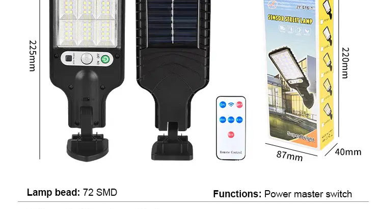 Solar LED Garden Light with Remote Control