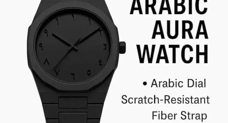 Men’s Black Carbon Fibre Analogue Watch