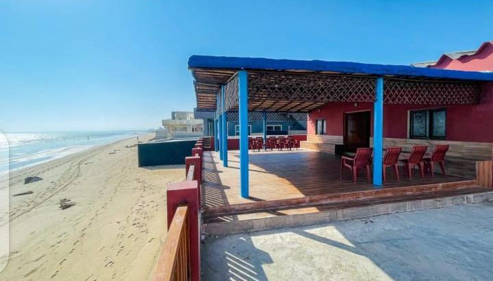 Karachi beach huts