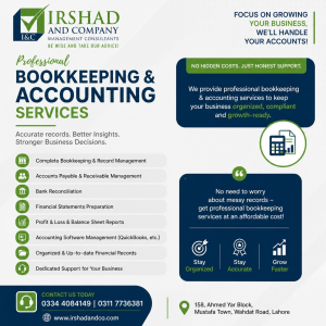 Professional Bookkeeping & Accounting Services in Pakistan