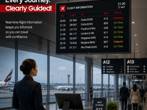 Flight Information Display Screen (FIDS)-MNK Digital