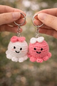 Crochet keychain
