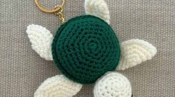 Crochet keychain
