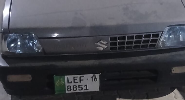 Suzuki Mehran Model 2016 in good condition for sale in Vehari.