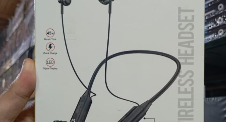O-LONNIE 058 Wireless Bluetooth Neckband – Hi-Fi Sound | LED Display | Quick Charge