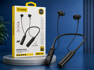 O-LONNIE 058 Wireless Bluetooth Neckband – Hi-Fi Sound | LED Display | Quick Charge
