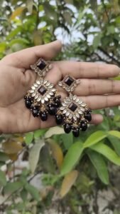 Handmade Kundan earring