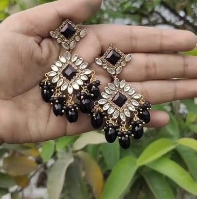 Handmade Kundan earring
