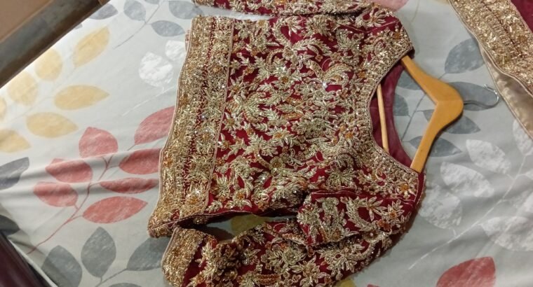 Bridal dress medium size just one time u...
