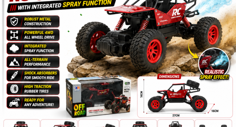ULTIMATE METAL 4WD RC CRAWLER WITH INTEG...