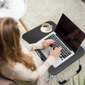 Black Laptop Table For Home And Office Use