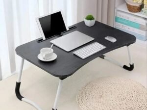 Black Laptop Table For Home And Office Use