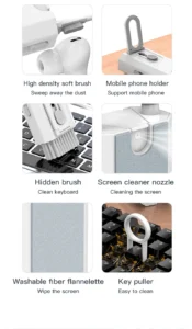 8 Pcs Plastic Tool Kit Set