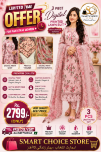 3PC WOMEN’S UNSTITCHED DIGITAL PRINT SUIT