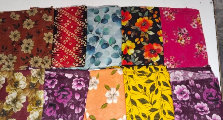 Ladies 2 pcs lawn suiting