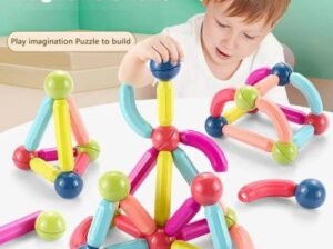 Magnetic Sticks Toy for Kids Safe Building Play