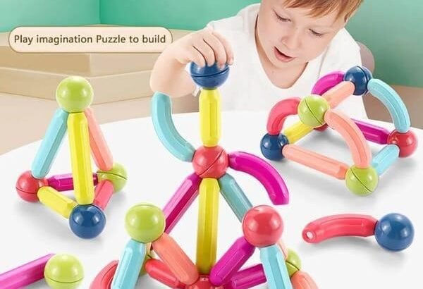 Magnetic Sticks Toy for Kids Safe Buildi...