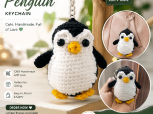 Crochet keychain