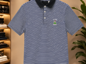 IMPORTED STRIPTED POLO T-SHIRT