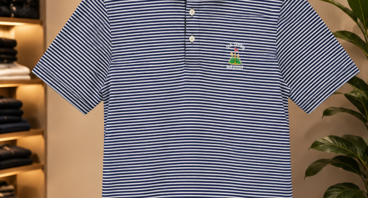 IMPORTED STRIPTED POLO T-SHIRT