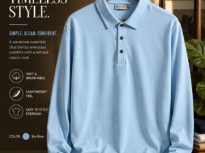 Classic long sleeve collar shirt