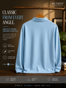 Classic long sleeve collar shirt