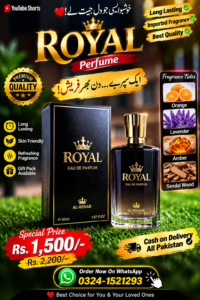 Royal Perfume & Sellion Royal Perfume | Premium Long Lasting Fragrance | 100ml