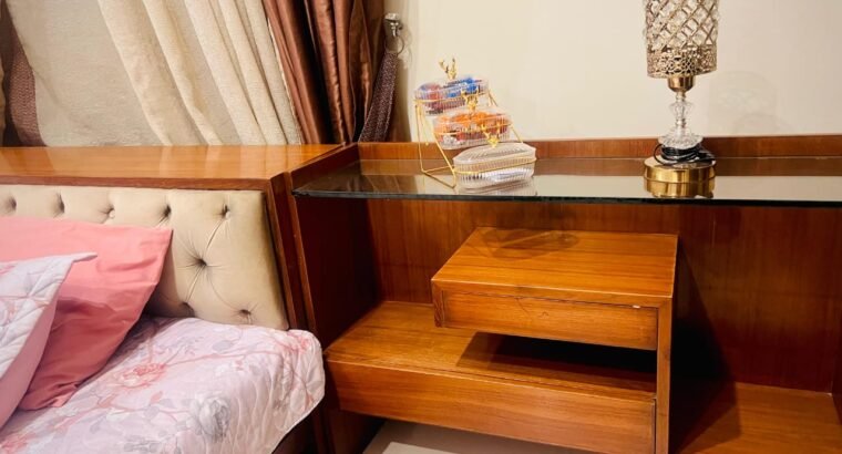 Double bed with dressing for sale in Johar Town, Lahore