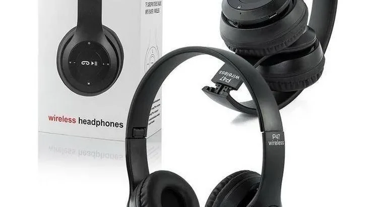Wireless Bluetooth headphones Black with...