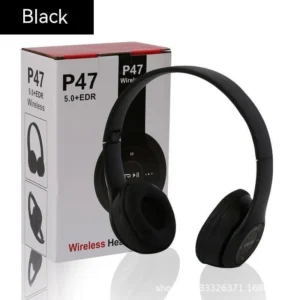 Wireless Bluetooth headphones Black with Free Delivery