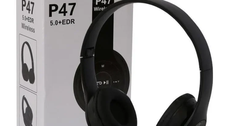 Wireless Bluetooth headphones Black with Free Delivery