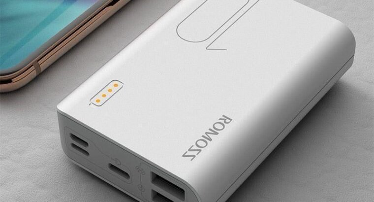 10000mAh Fast Charging Power Bank | Dual Input | Portable Battery Pack | White | Premium Quality