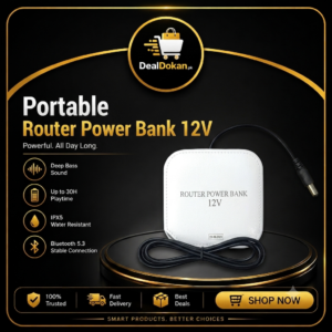 Wifi Router Power Bank 20000 mAH – Reliable Backup Power for Seamless Internet Connectivity | Best Quality Power Bank For Wifi Router – Without Adapter ( Random Color )