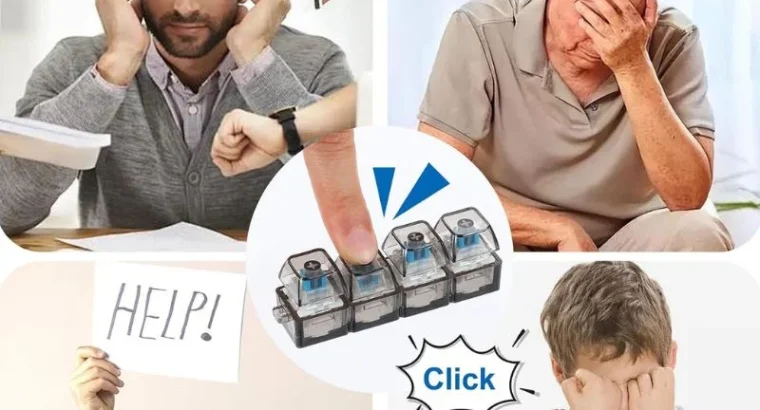 4-Key Mechanical Keyboard Clicker Keychain