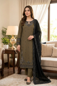 3pc lawn embroidery