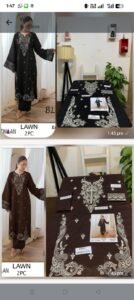 2pc embroidery lawn